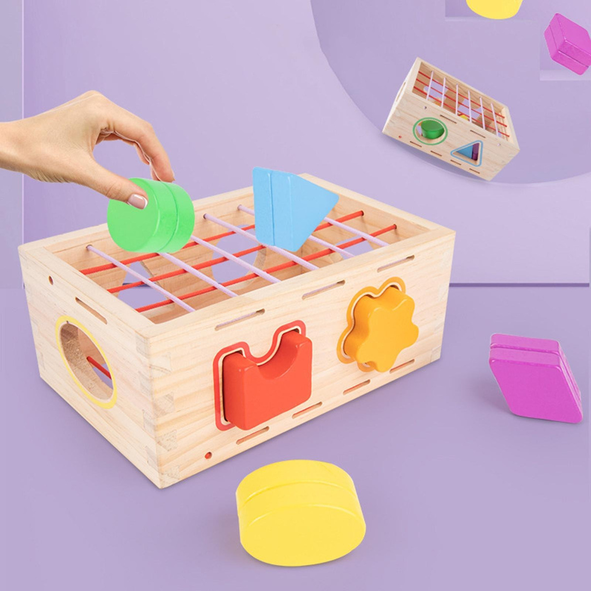 Caixa Sensorial Montessori Cor Cognição Sensorial - Imagem 5