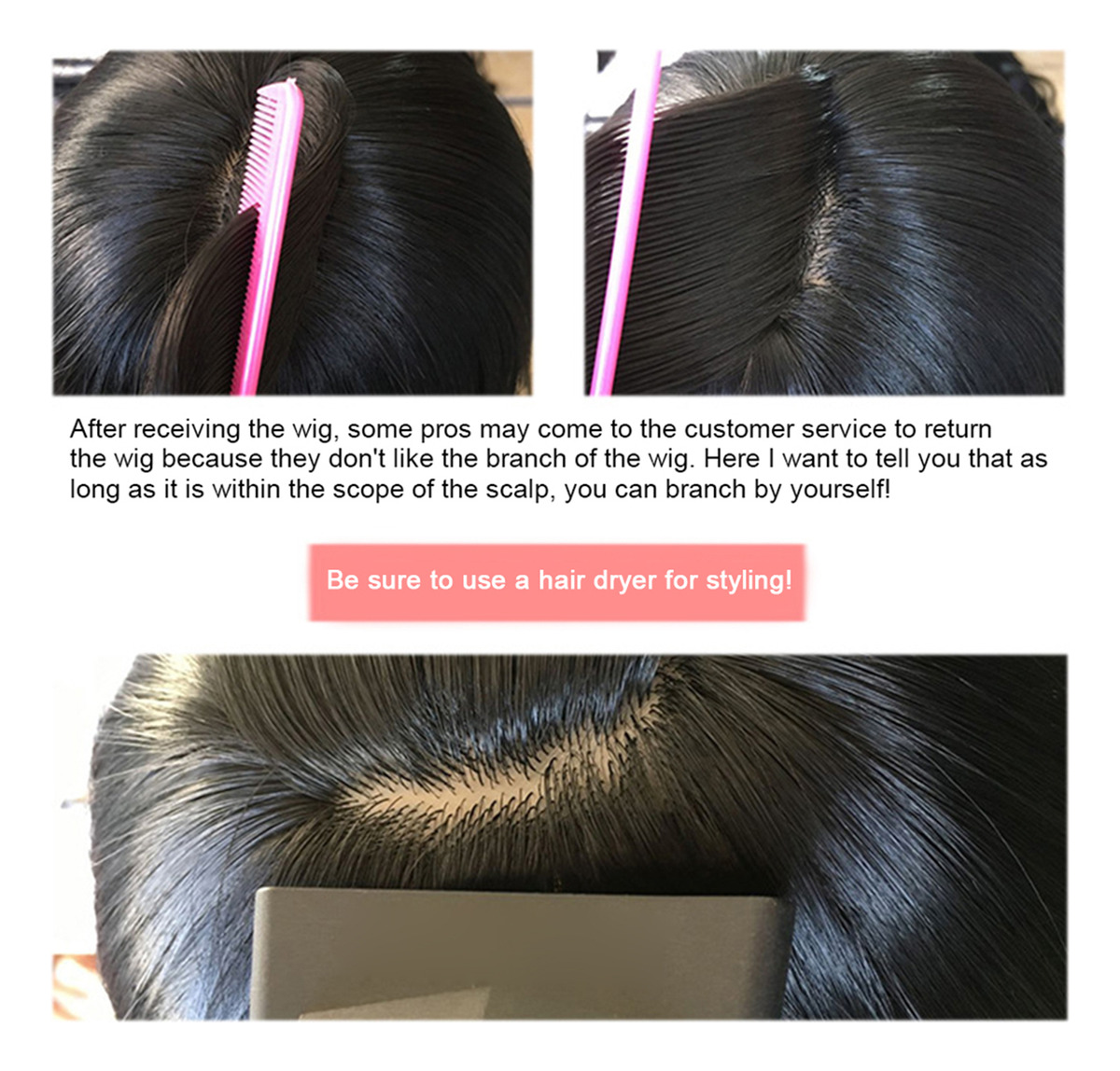 Perucas Masculinas, Cabelo Curto E Reto, Franja Média, Peruc - Imagem 9