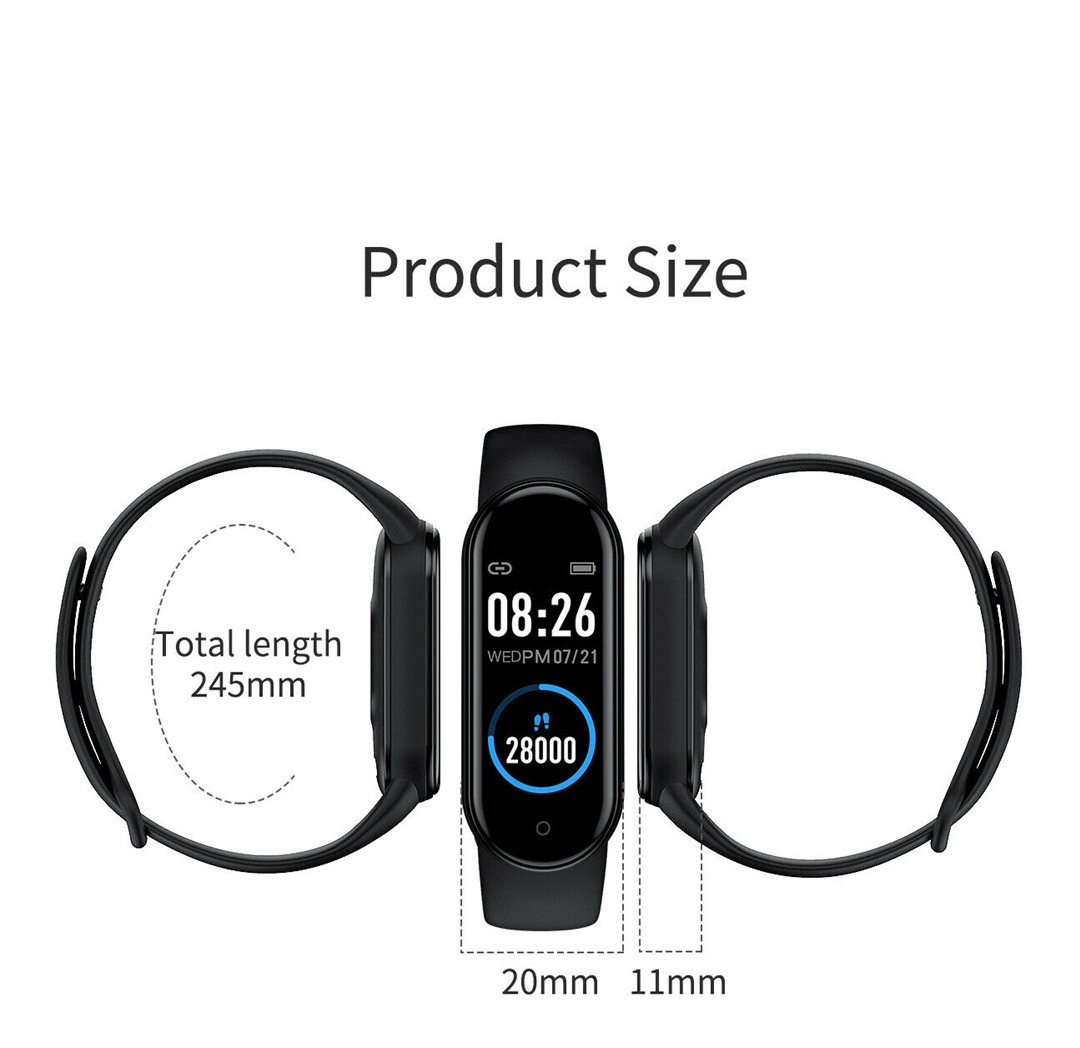 Relógio Inteligente Masculino M5 Magnético Recarregável Digi - Imagem 6