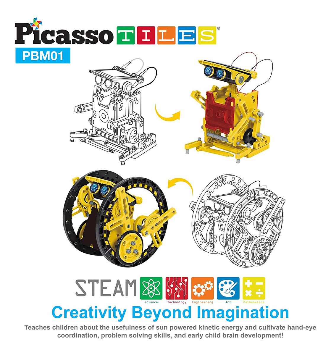 Transformador Movido A Energia Solar Picassotiles Stem Kids - Imagem 9