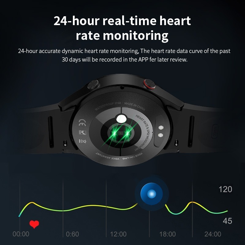 Bluetooth Smart Call Watch Relógio De Pulso Esportivo Relógi - Imagem 3