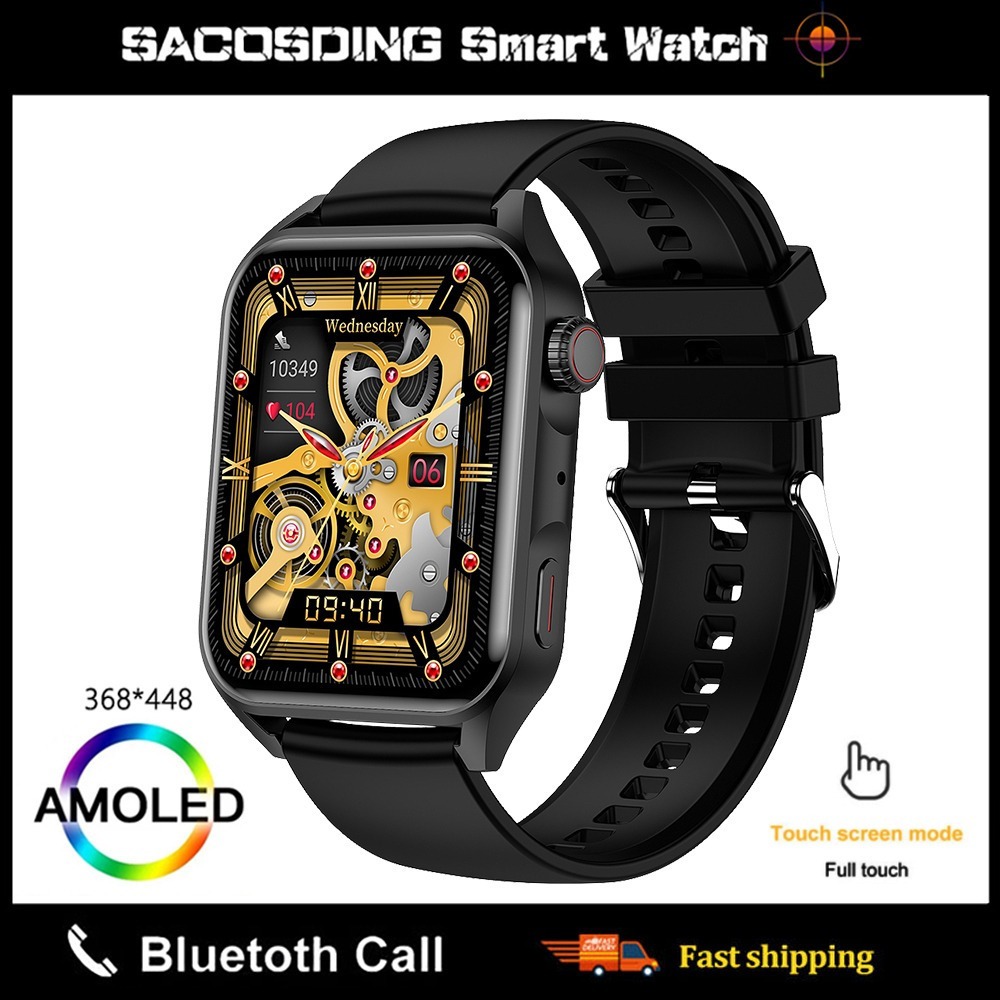 Relógio Inteligente Amoled Nfc Bluetooth Chamada Homem - Imagem 19