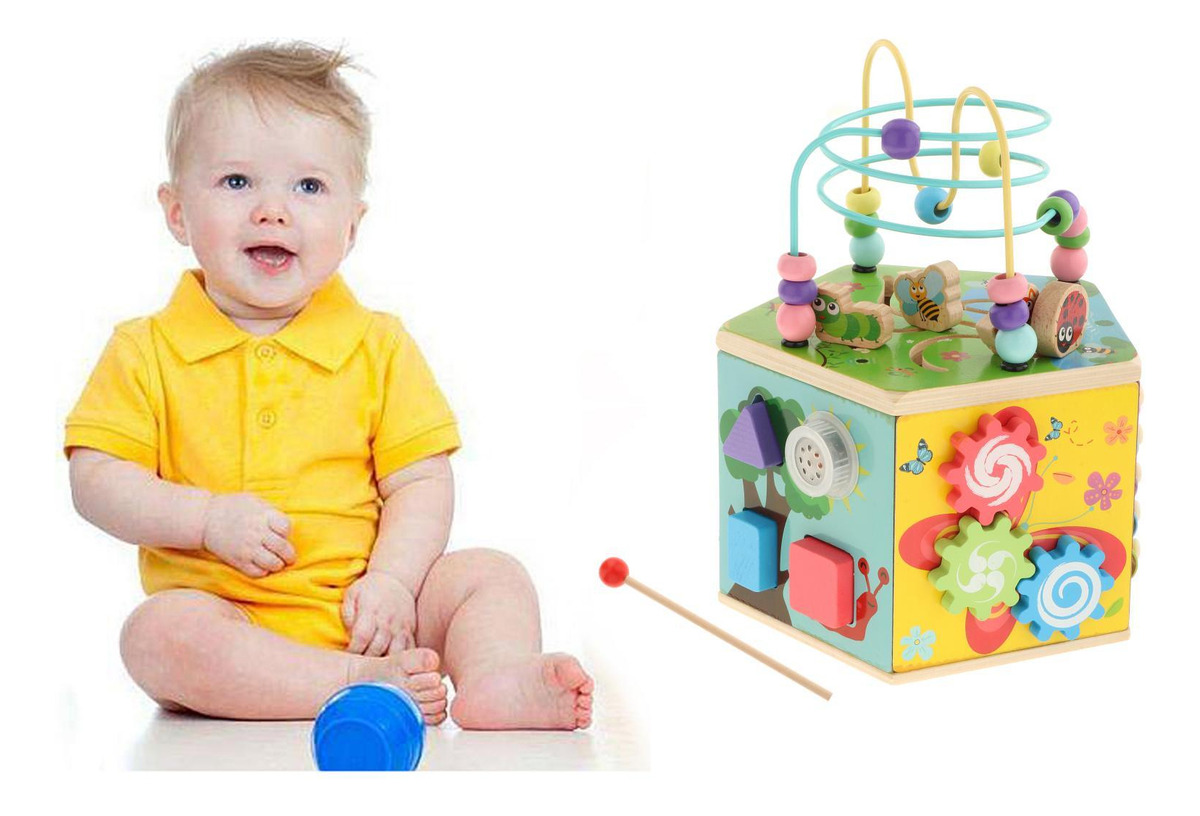 Cubos De Atividades Montessorianas Brinquedos De - Imagem 14