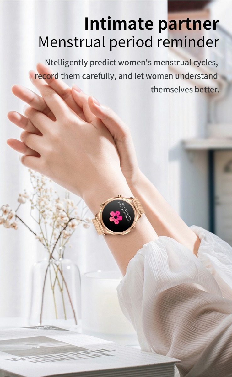 Smartwatch Feminino Bluetooth Call Fashion 1.32 Com Tela Red - Imagem 2