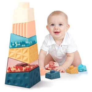 Blocks Building Toys Learning Educational Square Autismo Toy