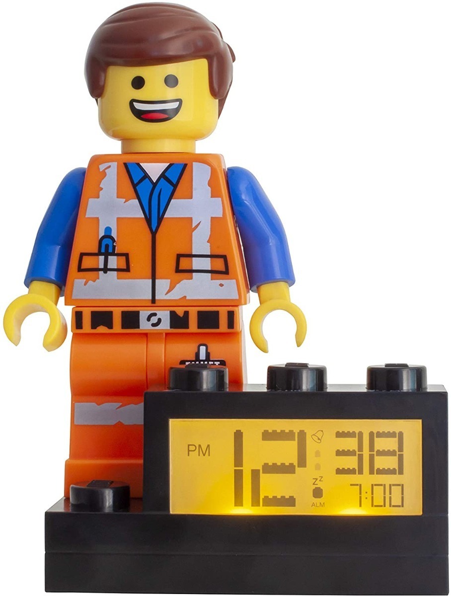 Minifigura Infantil Lego Movie 2 Emmet Light Up Despertador - Imagem 3