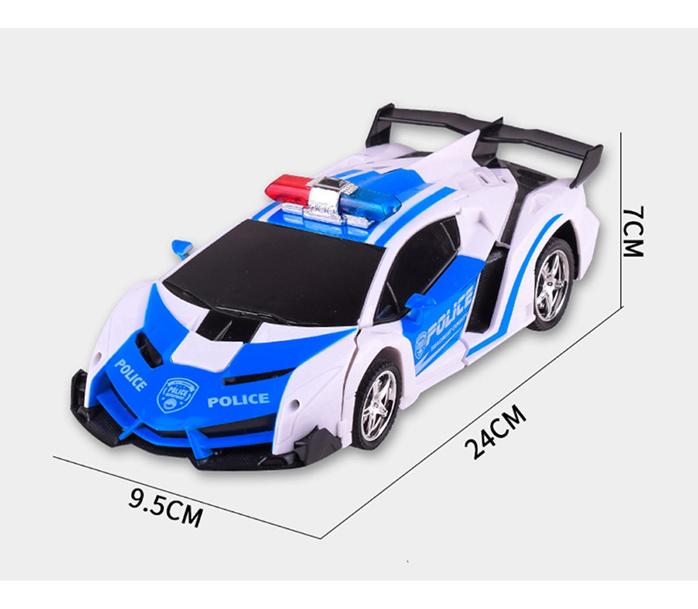 Brinquedo De Transformação Remota De Carro Robô De Controle - Imagem 9