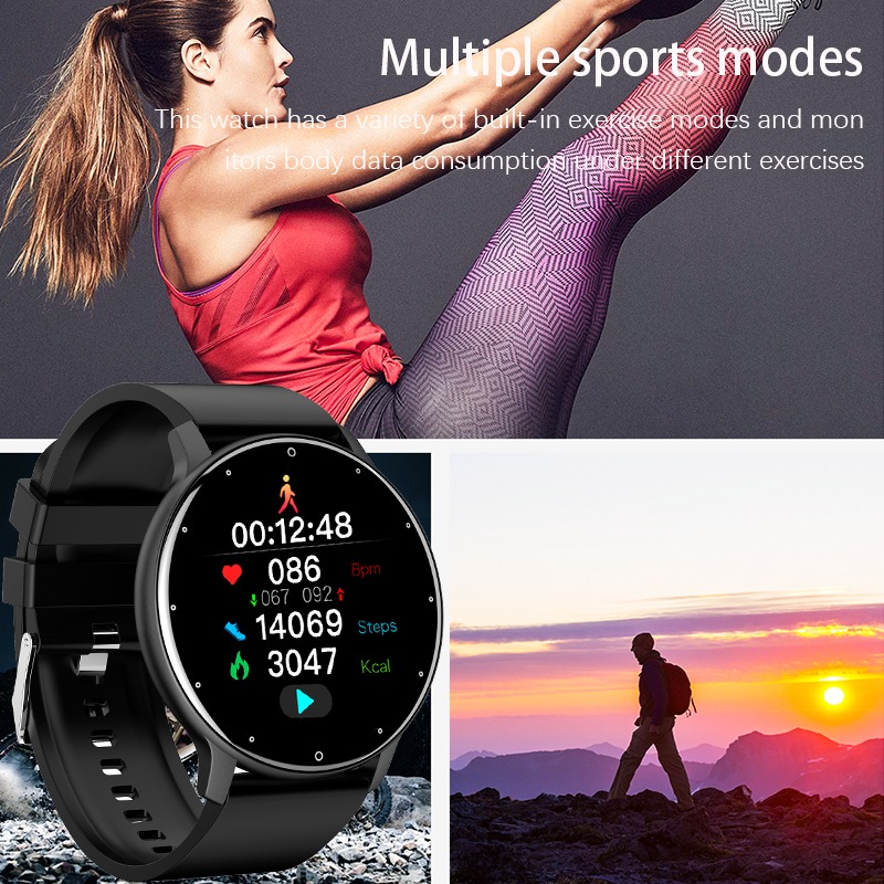 Smartwatch Esportivo Com Tela Sensível Ao Toque Completa - Imagem 9