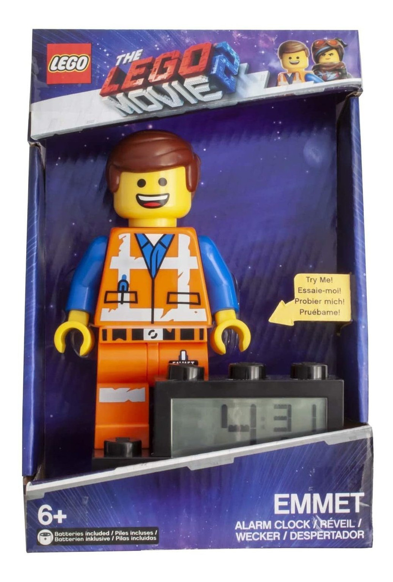Minifigura Infantil Lego Movie 2 Emmet Light Up Despertador