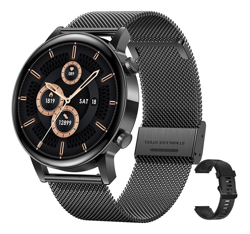 Smartwatch Amoled Smartwatch Masculino Bluetooth Ca - Imagem 11