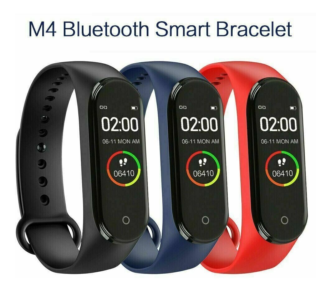 M4 Smart Watch Monitor De Pressão Arterial De Frequência Car - Imagem 6