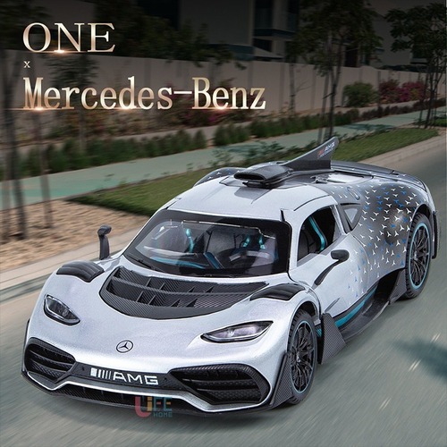 Carro Miniatural Benz Amg One Com Som E Luzes 1/24 - Imagem 5