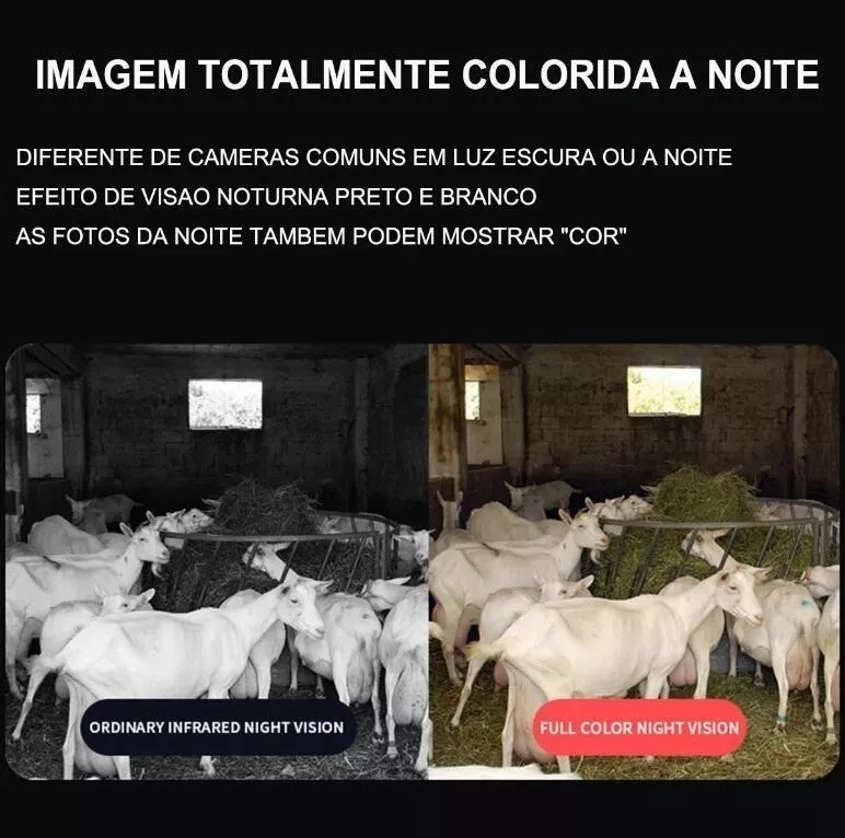 Câmera De Vigilância Colorida Hd Smart Wifi Diaylt0044ylt004 - Imagem 6