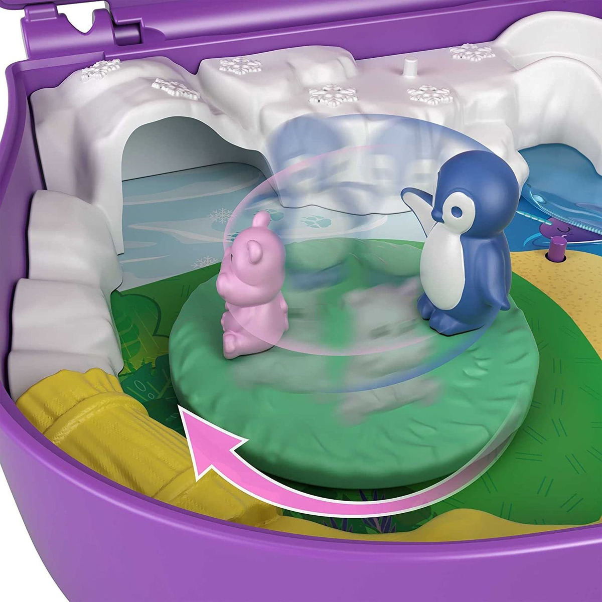 Tema De Animal Compacto Polly Pocket Elephant Adventure Com - Imagem 4