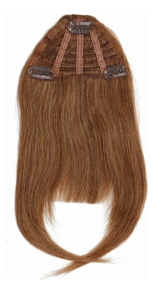 Aplique Tic Tac Franja 100% Cabelo Humano Virgem Liso 2unds - Imagem 30