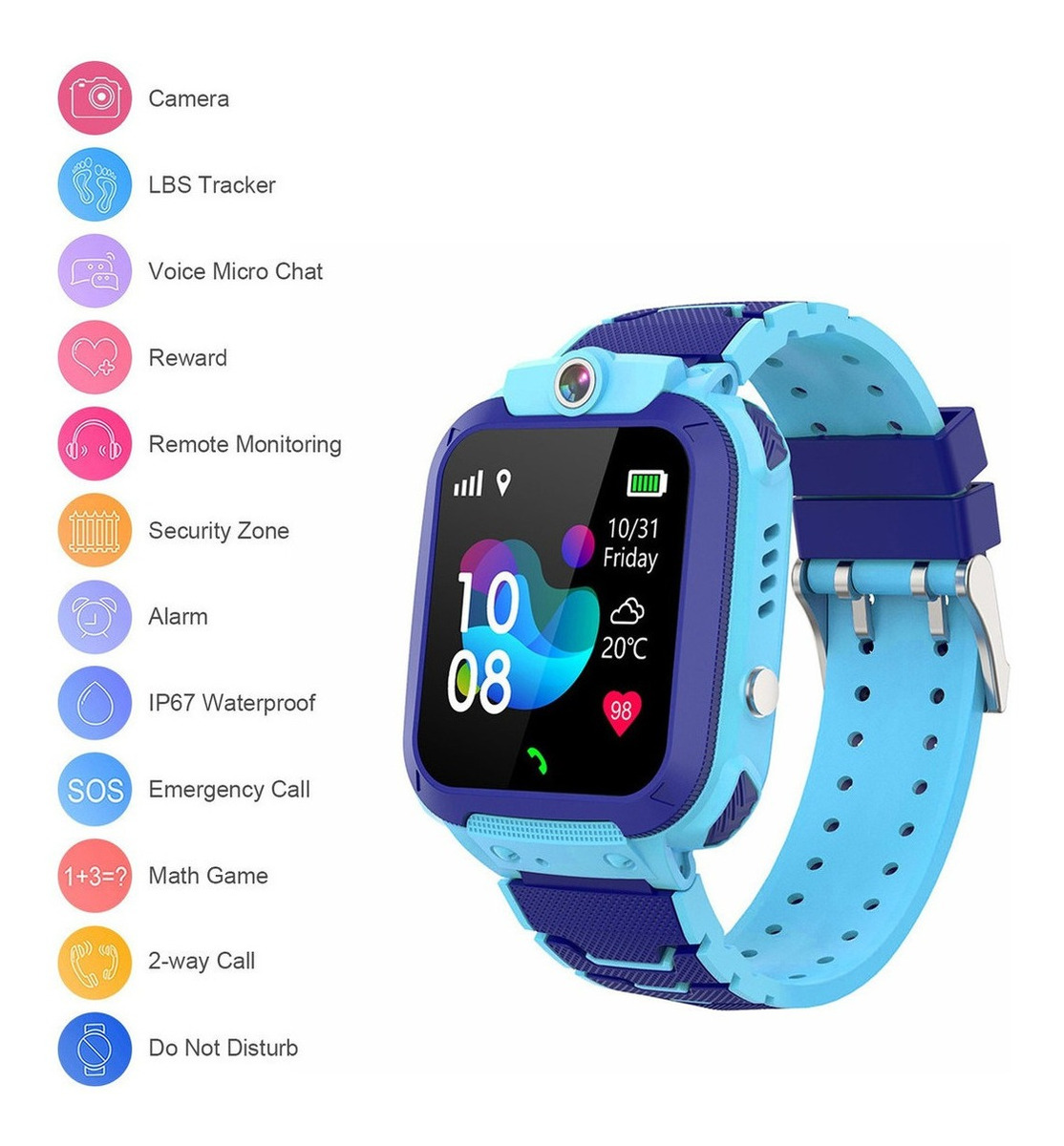 Smartwatch Infantil Com Localizador - Imagem 3