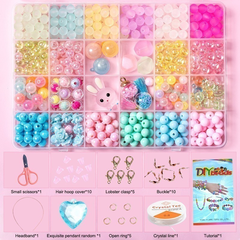 24 Grade Infantil Frisado Brinquedo Diy Artesanal Menina Art - Imagem 9