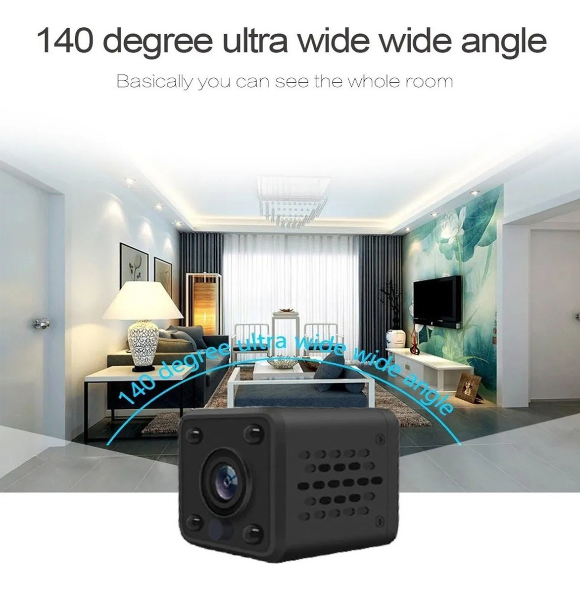 Câmera Espiã Mini Wifi 2k Max App Night Vision Security - Imagem 6