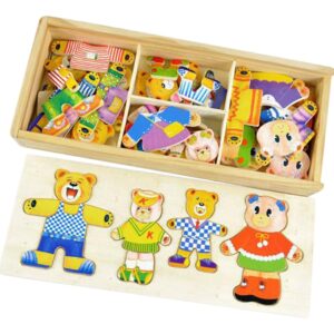 Quebra-cabeça De Madeira Crianças Brinquedos Educativos