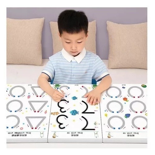 Brinquedos Educativos Montessori Para Crianças Magic Book - Imagem 3