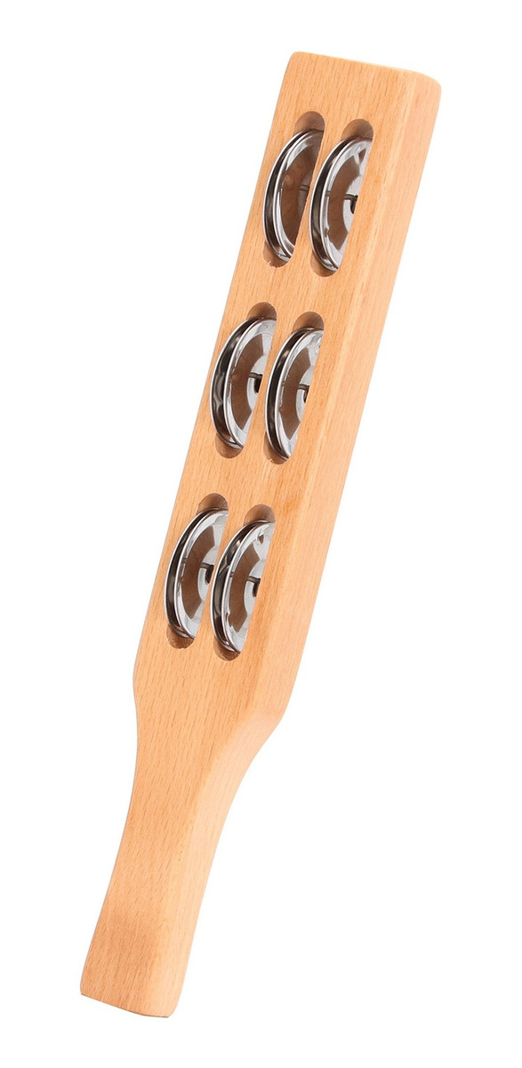 Mouse De Alça De Madeira Bell Stick Hand Jingle - Imagem 10