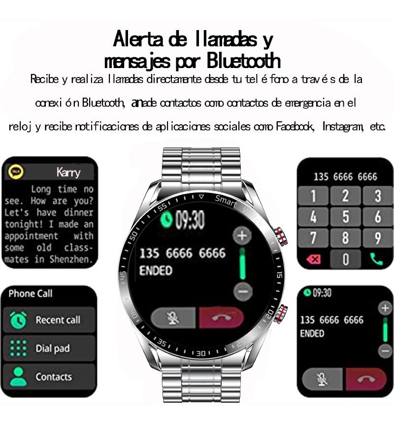 Smartwatch Masculino Bluetooth Chamada 1.28 Polegadas - Imagem 20