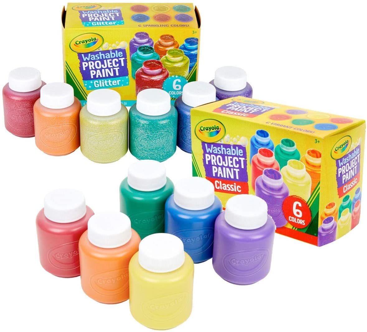 Tinta Infantil Lavável Crayola 12 Unidades Exclusiva Da Amaz