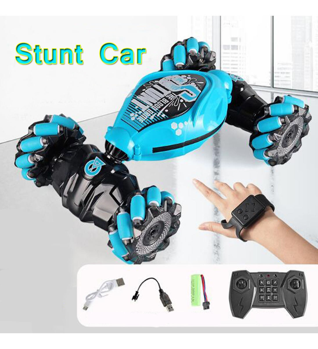 Stunt Car Carrinho Stunt Com Controle Remoto Gesto Sensor