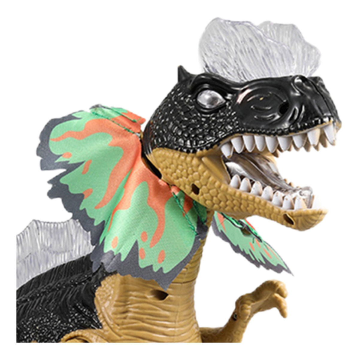 Brinquedos Eletrônicos De Dinossauros Andando Marrom - Imagem 9