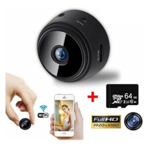 Mini Spy Camera Wifi 150 Amplo Angle+cartão De Memória