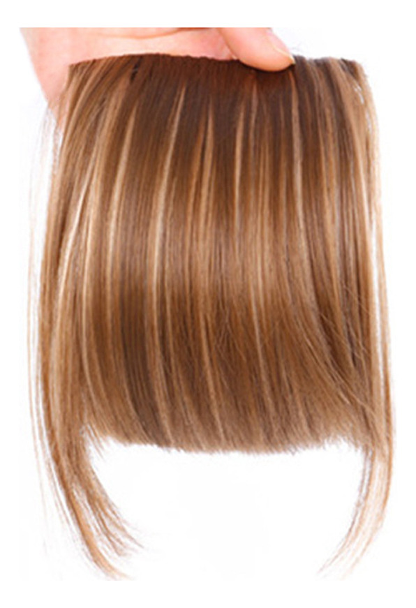 Peruca French Air Bangs, Cabelo Falso Invisível, Natural, Me - Imagem 16