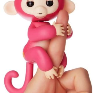 Macaco Bebê Interativo Wowwee Fingerlings Bella Pink