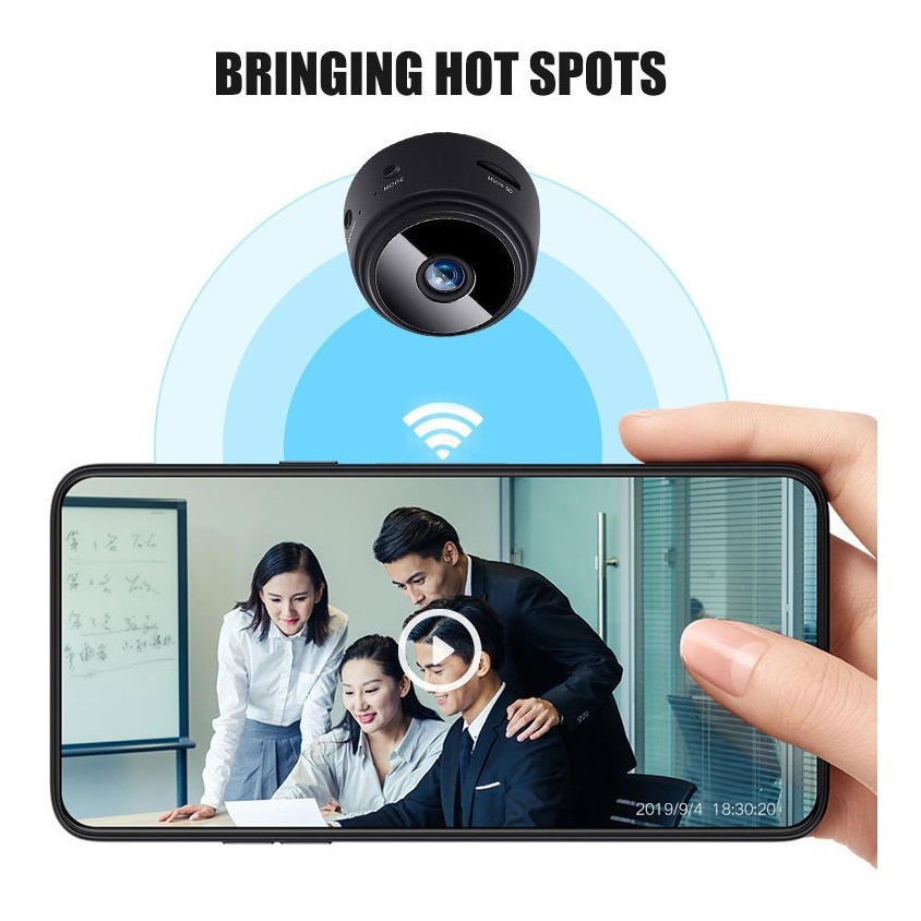 Mini Micro Camera Monitoramento Espia Segurança 1080p - Imagem 5