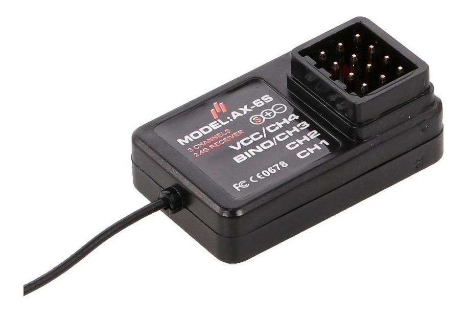 Austar Ax6s Receptor 4ch Para Carro Rc Barco Austar Ax6s - Imagem 4