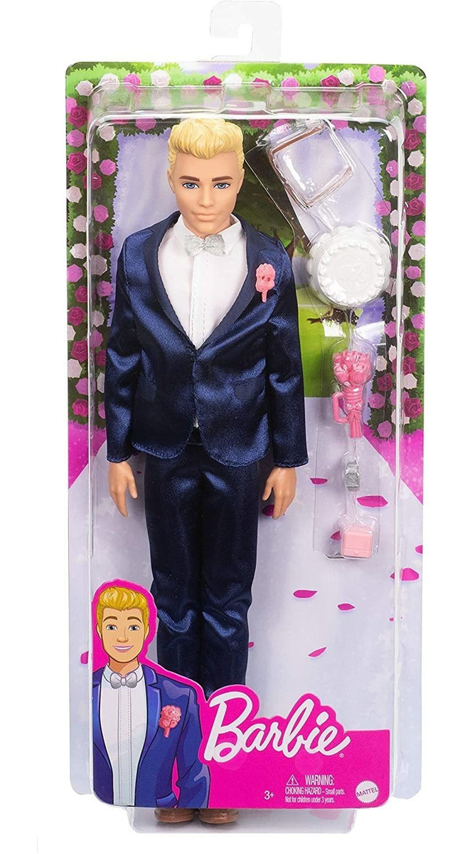 Boneca Barbie Fairytale Ken Groom Loira 30cm. - Imagem 7