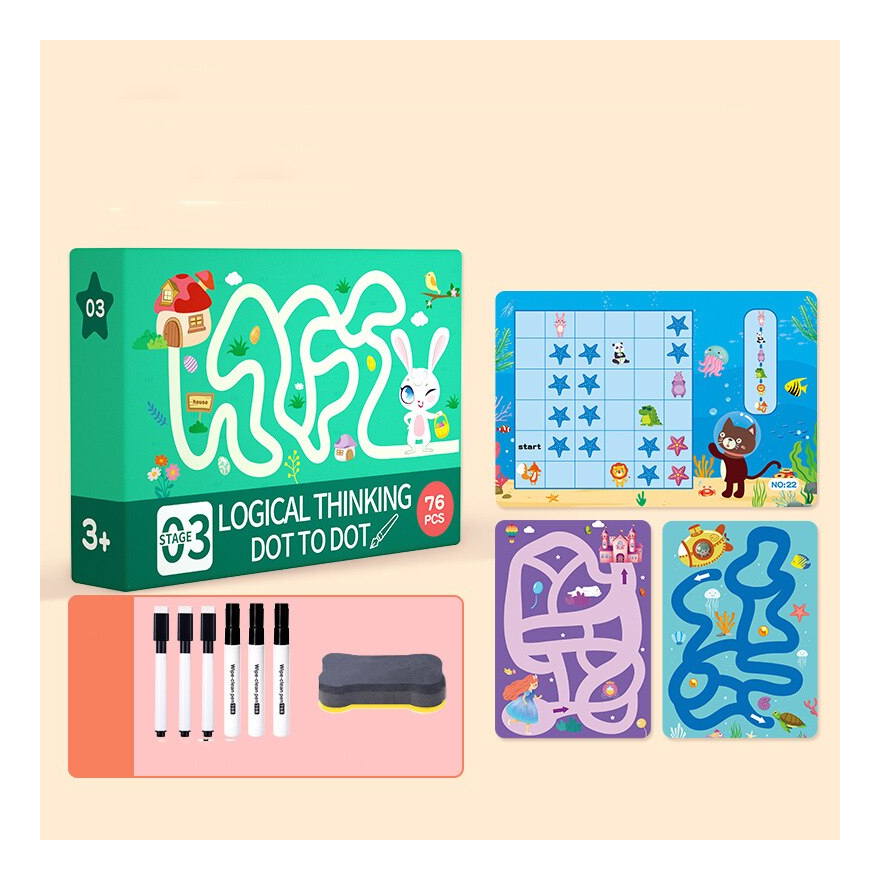 Brinquedos Educativos Montessori Para Crianças Magic Book - Imagem 9