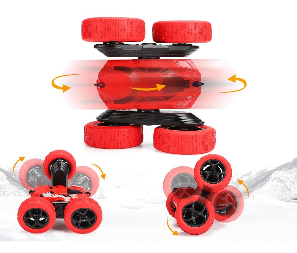 Carrinho De Controle Remoto Duplo Lado Dublê Carros Brinqued - Imagem 8