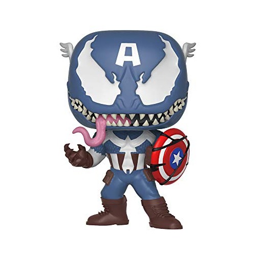Funko Pop Marvel Venom Venom Capitão América - Imagem 4