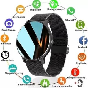 Relógio Esportivo Impermeável Smart Meshband Com Bluetooth