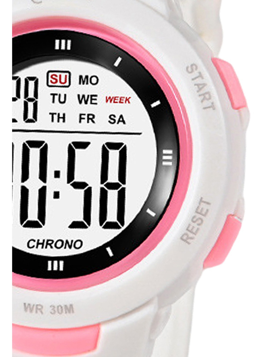 Meninos Girls Digital Watch Electro Impermeável Ao Ar Livre - Imagem 16