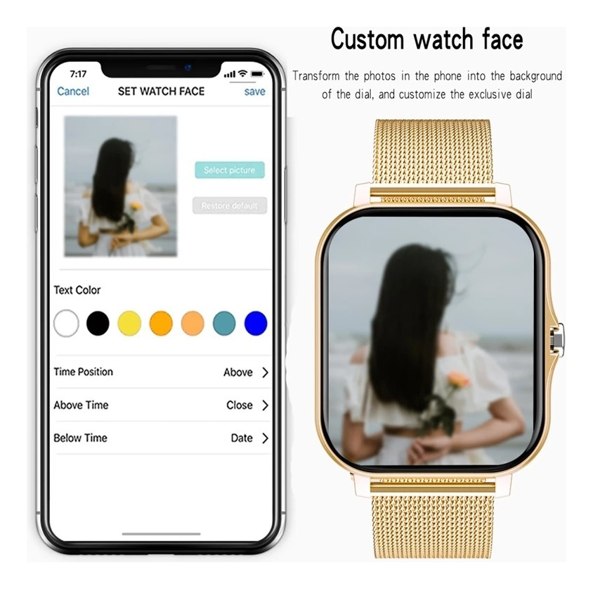 Rastreador De Fitness À Prova D'água Bluetooth Calling - Imagem 5