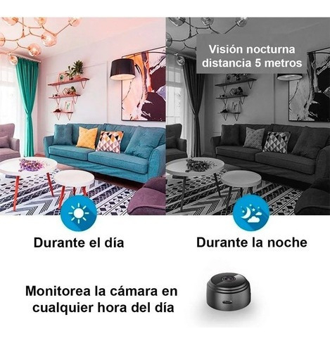 Mini Câmera Espiã Hd Detecta Movimento Micr - Imagem 7