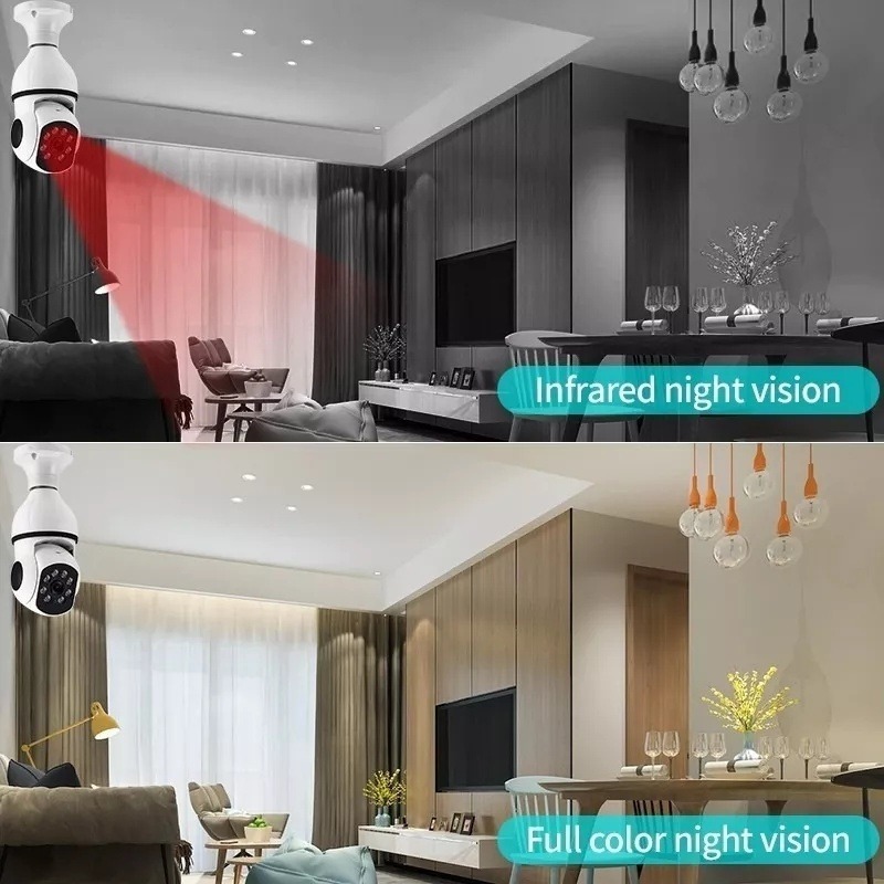 5g Inteligente Wifi E27 Câmeranicevigilância De Audio Ylt004 - Imagem 6