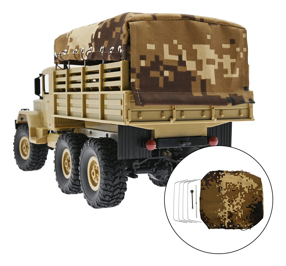 Capa De Lona De Carro 1/16 Rc Para Wpl B14 B14k B24 B24k B16 - Imagem 3