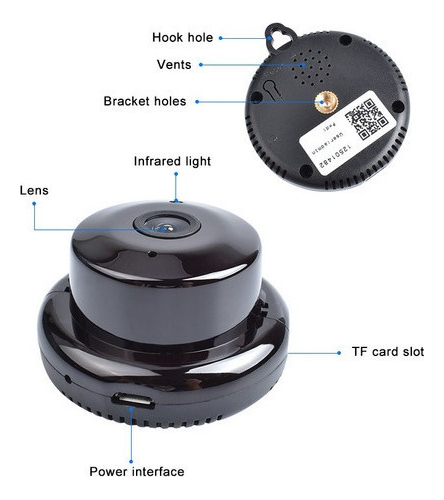 Câmera Ip Mini Baby Camera Wifi Hd 1080p Visão Noturna - Imagem 6