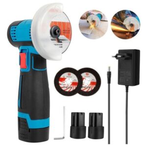 Esmerilhadeira Angular Elétrica Portátil 220v +2 Bateria