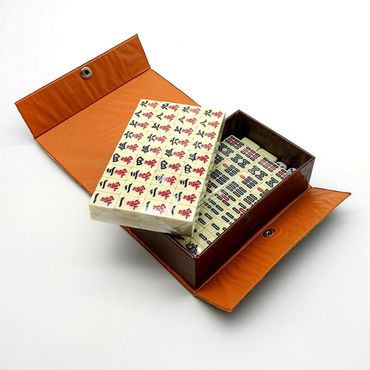 Conjunto Portátil De Mahjong Com De Armazenamento Para - Imagem 7