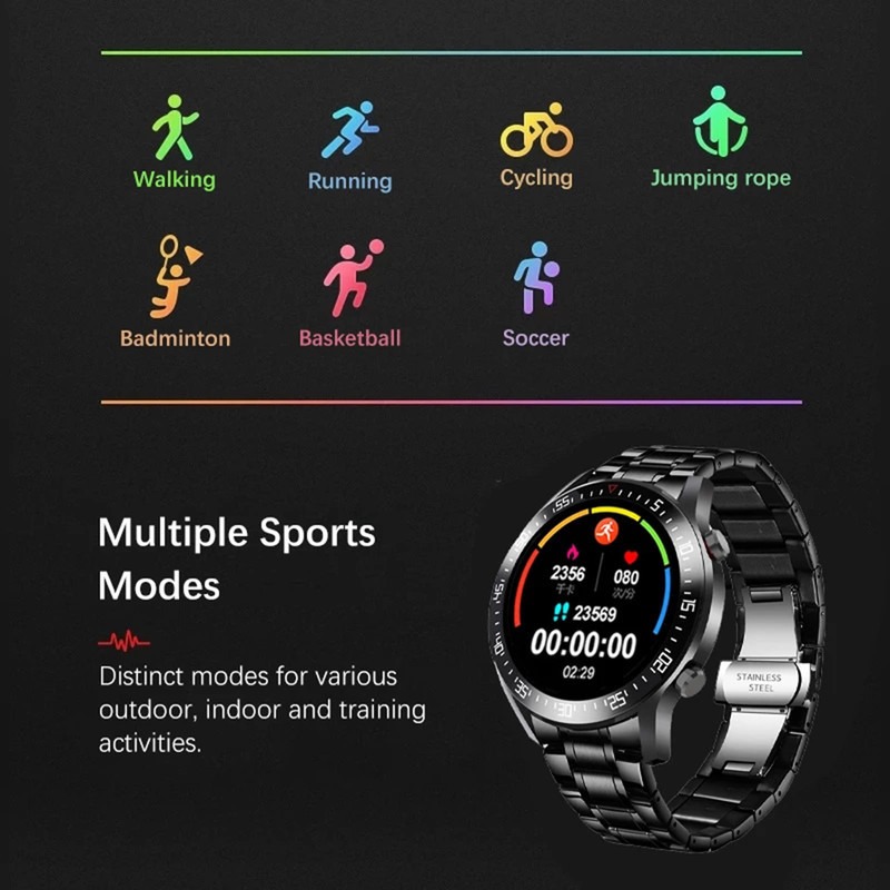 Smartwatch 1,3 Polegadas Full Touch Screen Ip68 À P - Imagem 7
