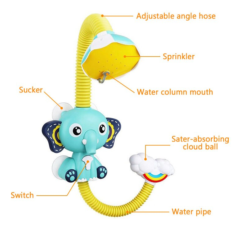 Chuveiro De Elefante, Brinquedos Elétricos De Spray De Água,
