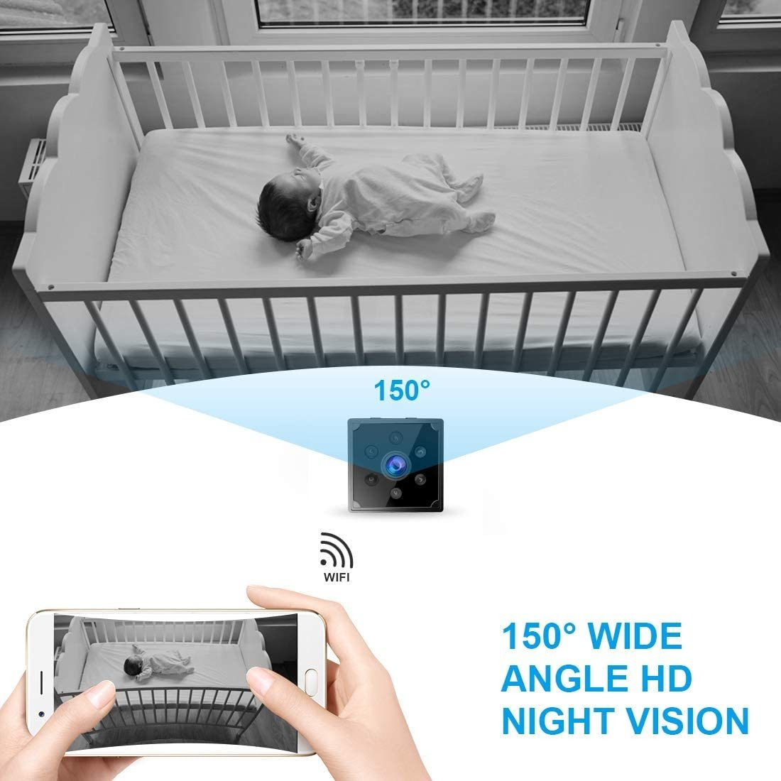 4k Night Vision Wifi Câmera Segurança Sem Fio Mini Filmadora - Imagem 5